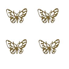 تزیین ناخن مدل پروانه مجموعه 4 عددی
