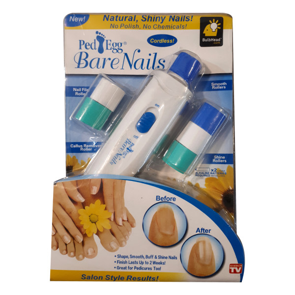 پولیش برقی ناخن پد اگ مدل bare nails